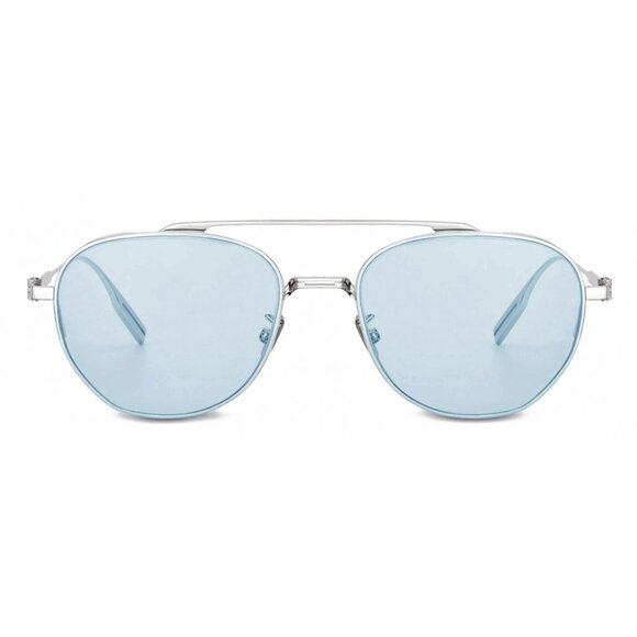 NEW DIOR SUNGLASSES, UNISEX SILVER BLUE EYEWEAR DIOR - Picture 2 of 5